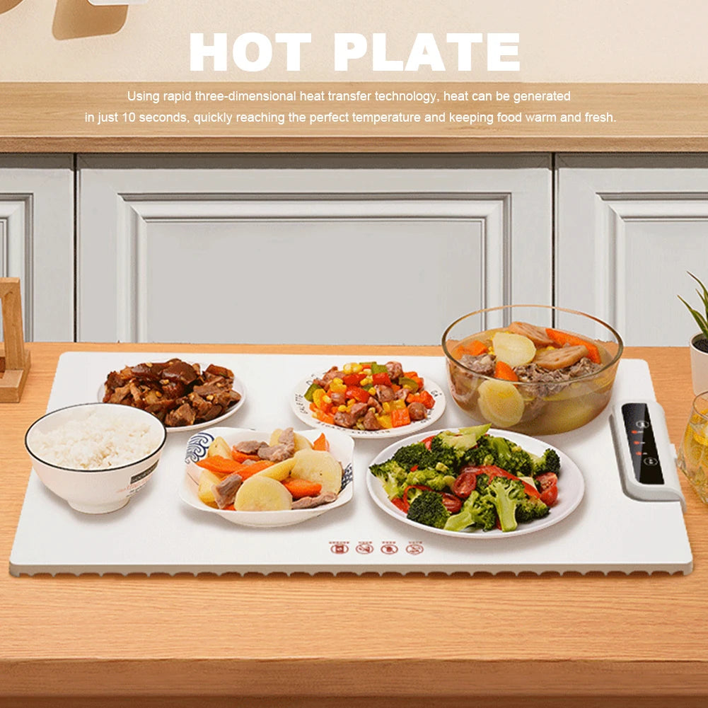 Electric Warming Tray with Adjustable Temperature