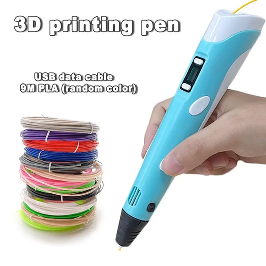 3D Printing Pen – 9M PLA, High-Temperature Graffiti Tool & Perfect Gift for Any Occasion